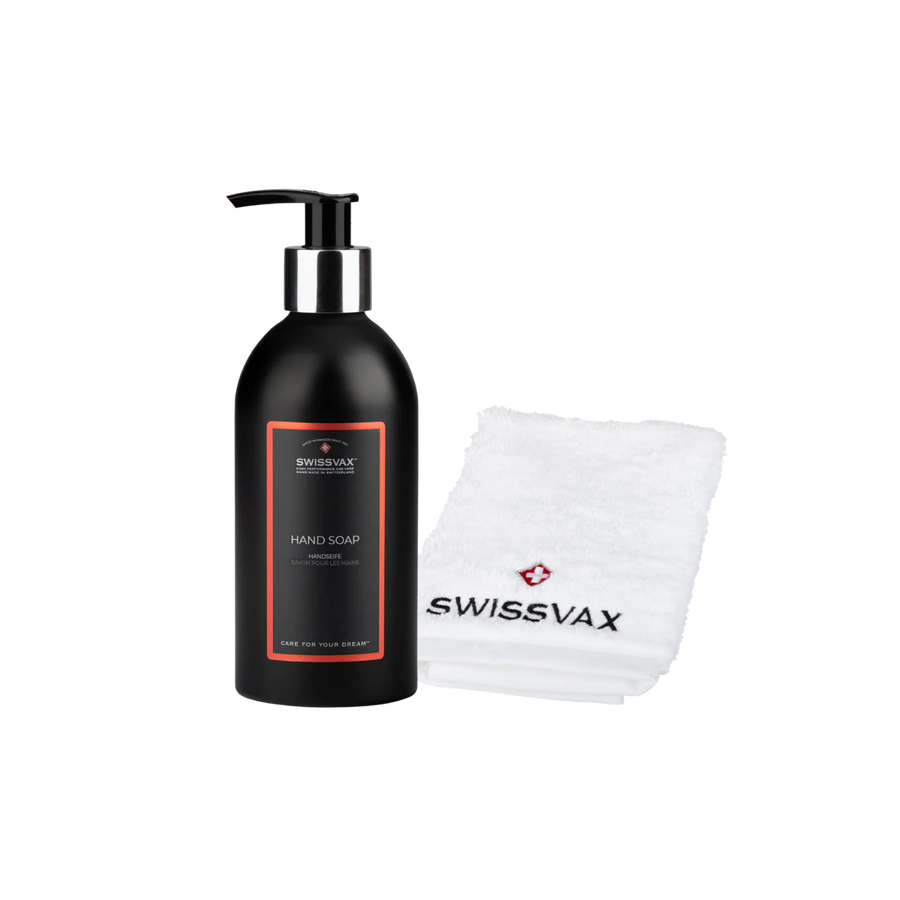 Swissvax handverzorgingsset – handzeep en handdoek
