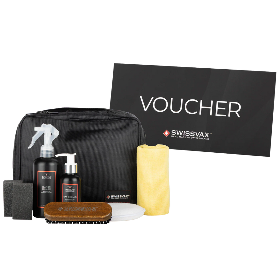 Geschenkset leerselectie – lederverzorging met cadeaubon